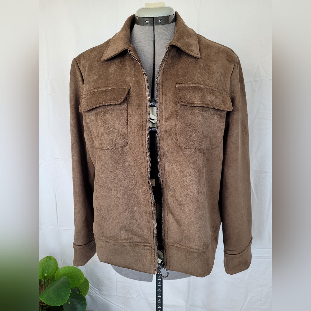 Philosophy faux suede jacket size medium